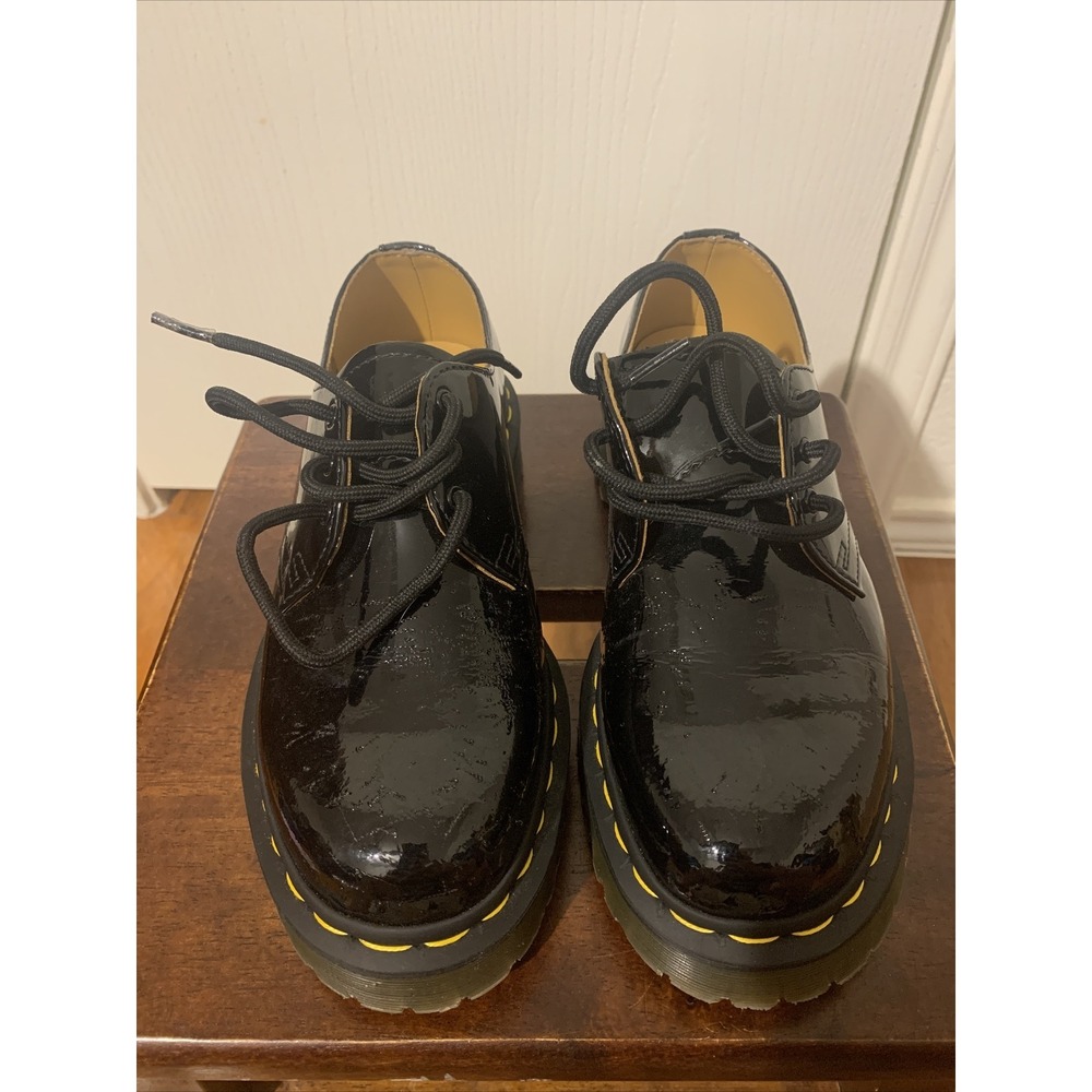 dr martens air wair boots aw004 us 7 L black air cushion sole black
